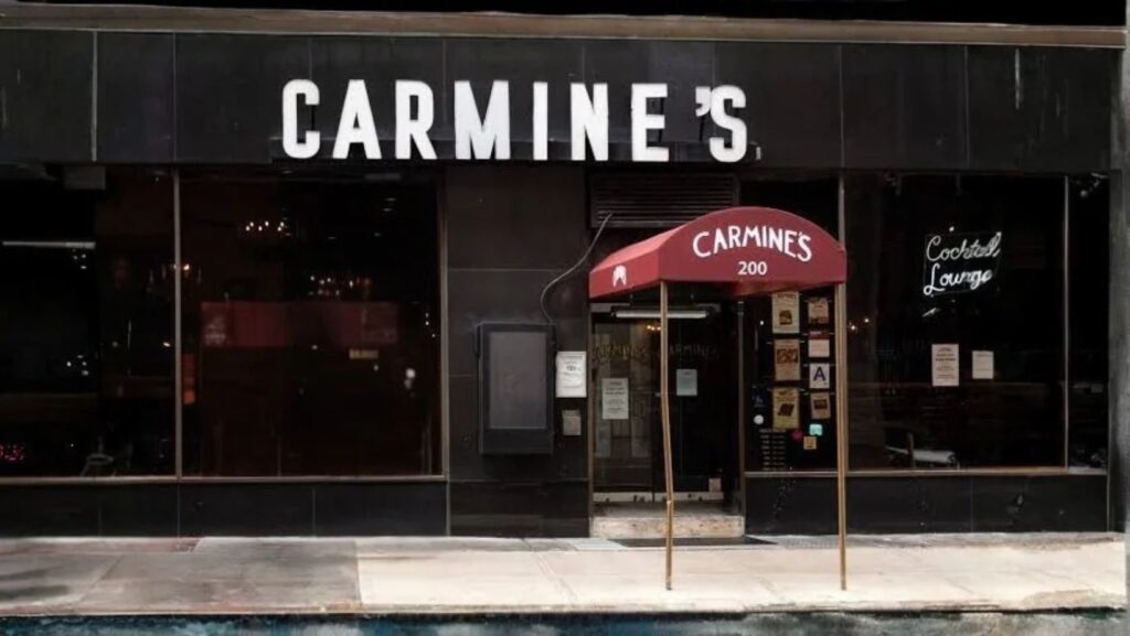 Carmine Italian Restaurant in Times Square ok